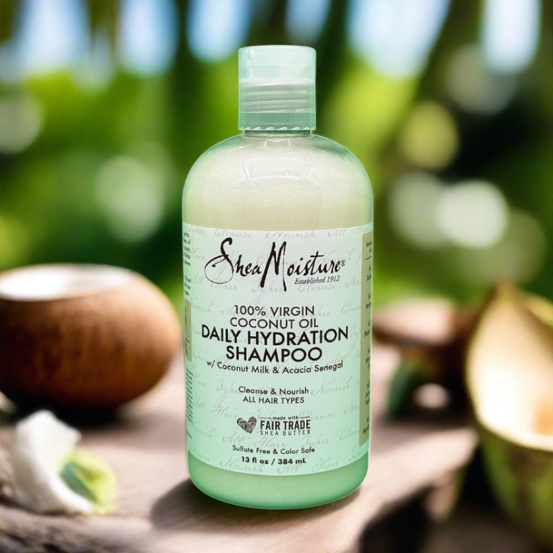 Shea Moisture Daily Hydration 100% Virgin Shampoo 384ml - Premium Beauty Product