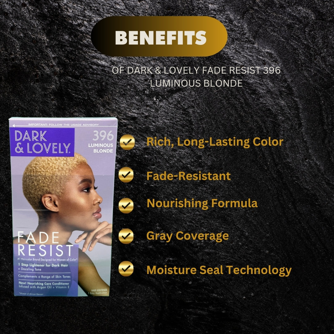 Dark Lovely Fade Resist 396 Luminous Blonde - Premium Beauty Product