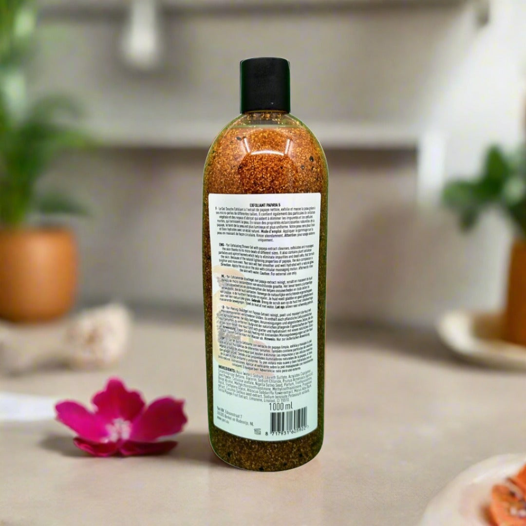 Yari Shower Exfoliant Gel Papaya Hibiscus 1000 Ml - Premium Beauty Product