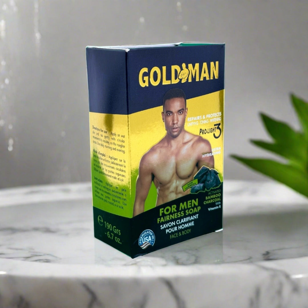 Goldman Fairness Soap Savon Clarifiant Pour Homme 190G - Premium Beauty Product