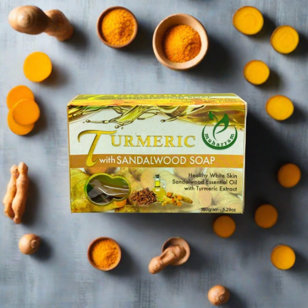 Turmeric with Sandalwood Soap 150g - Premium Beauty Product