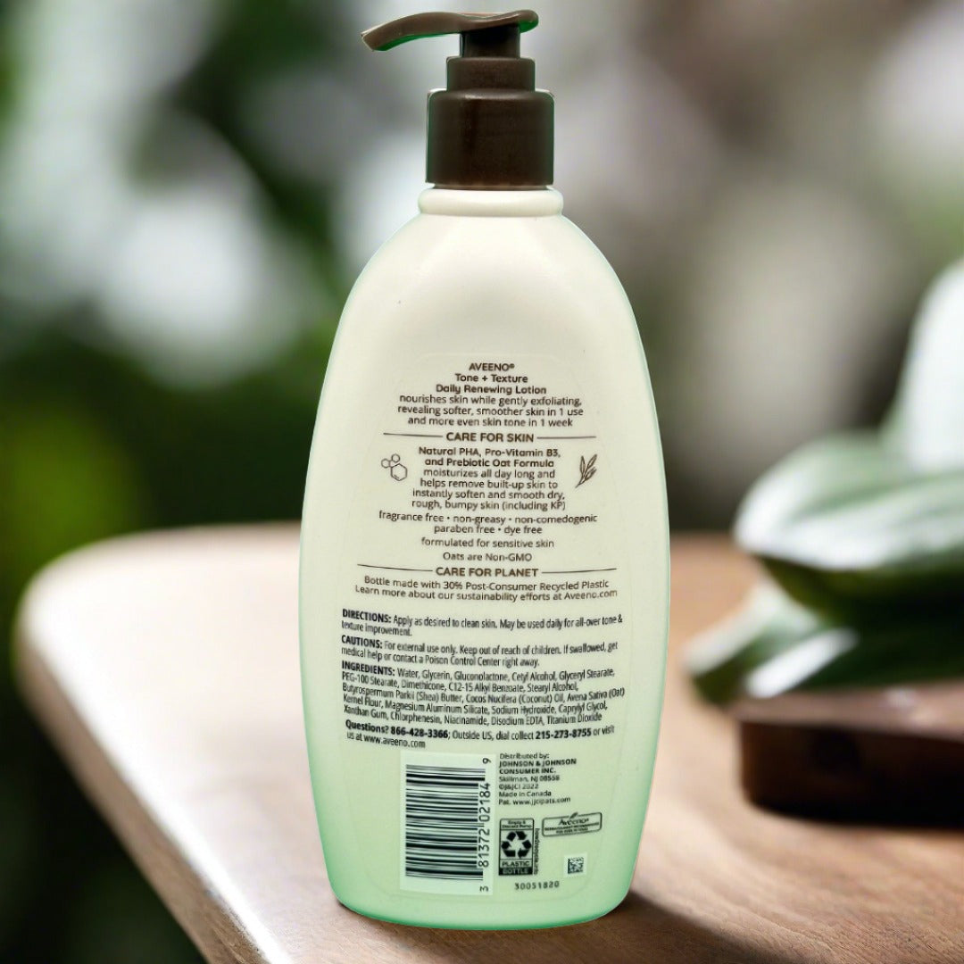 Aveeno Tone Texture Daily Renewing Lotion 532Ml - Premium Beauty Product