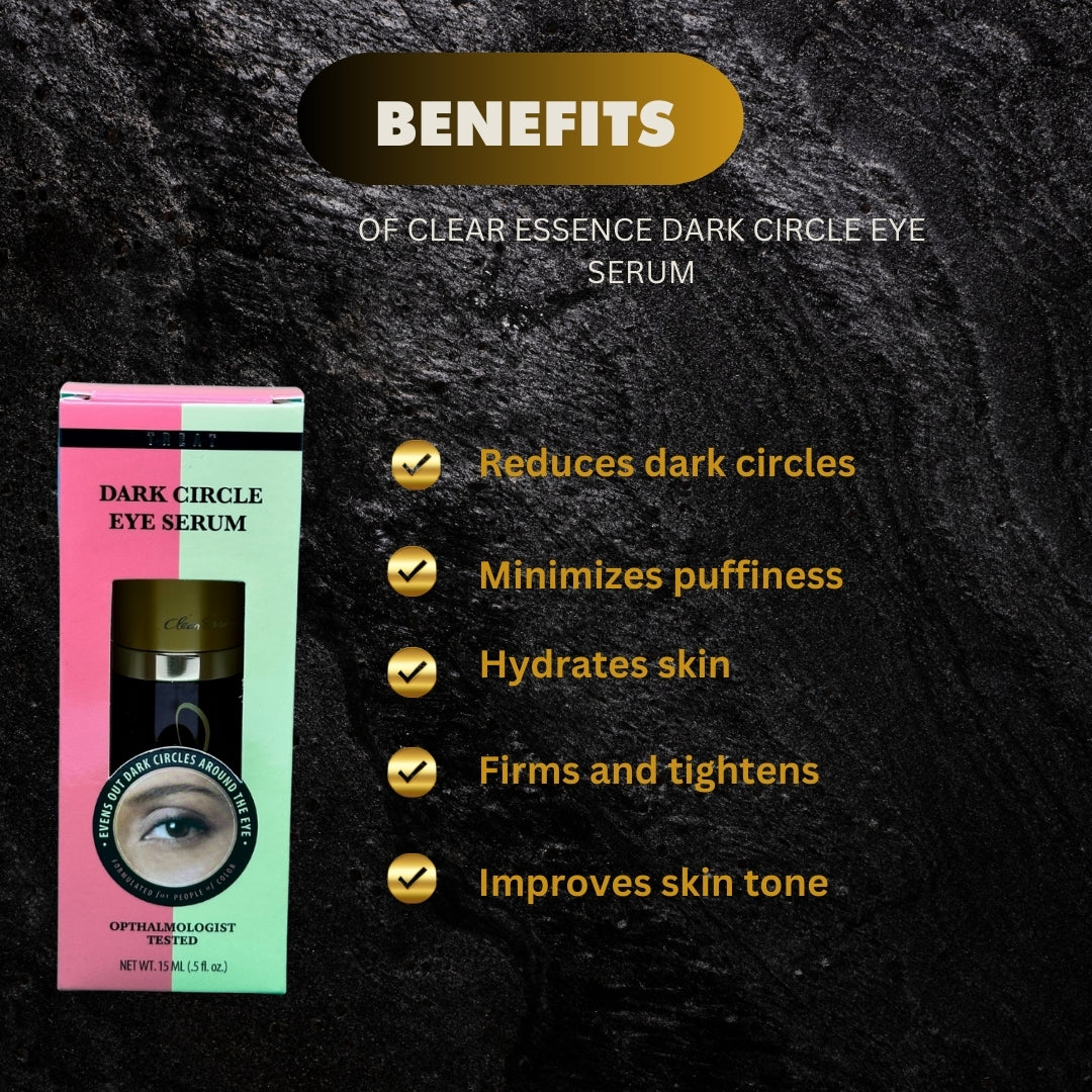 Clear Essence Dark Circle Eye Serum 0 5 Fl Oz - Premium Beauty Product