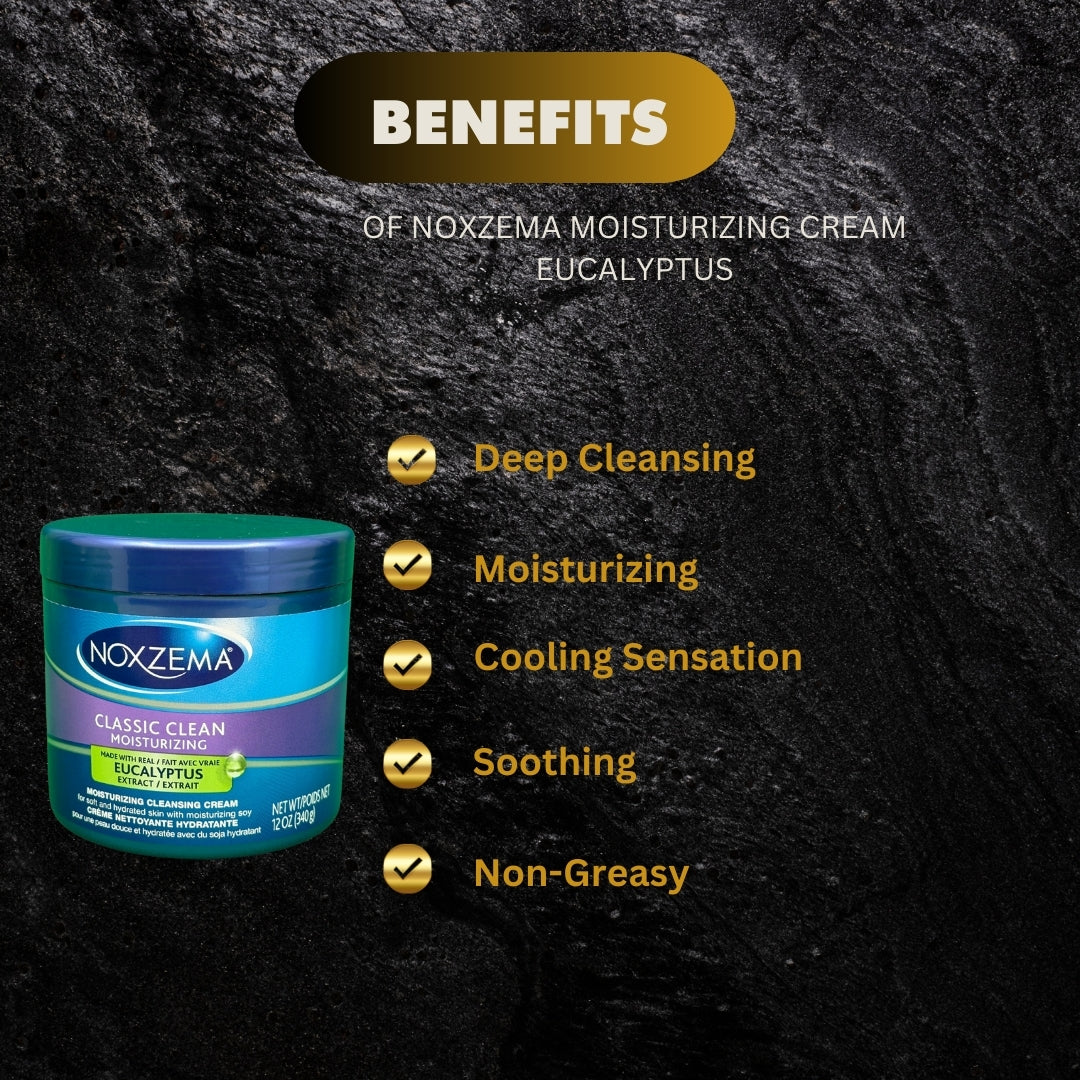 Noxzema Moisturizing Cream Eucalyptus 12 Oz - Premium Beauty Product