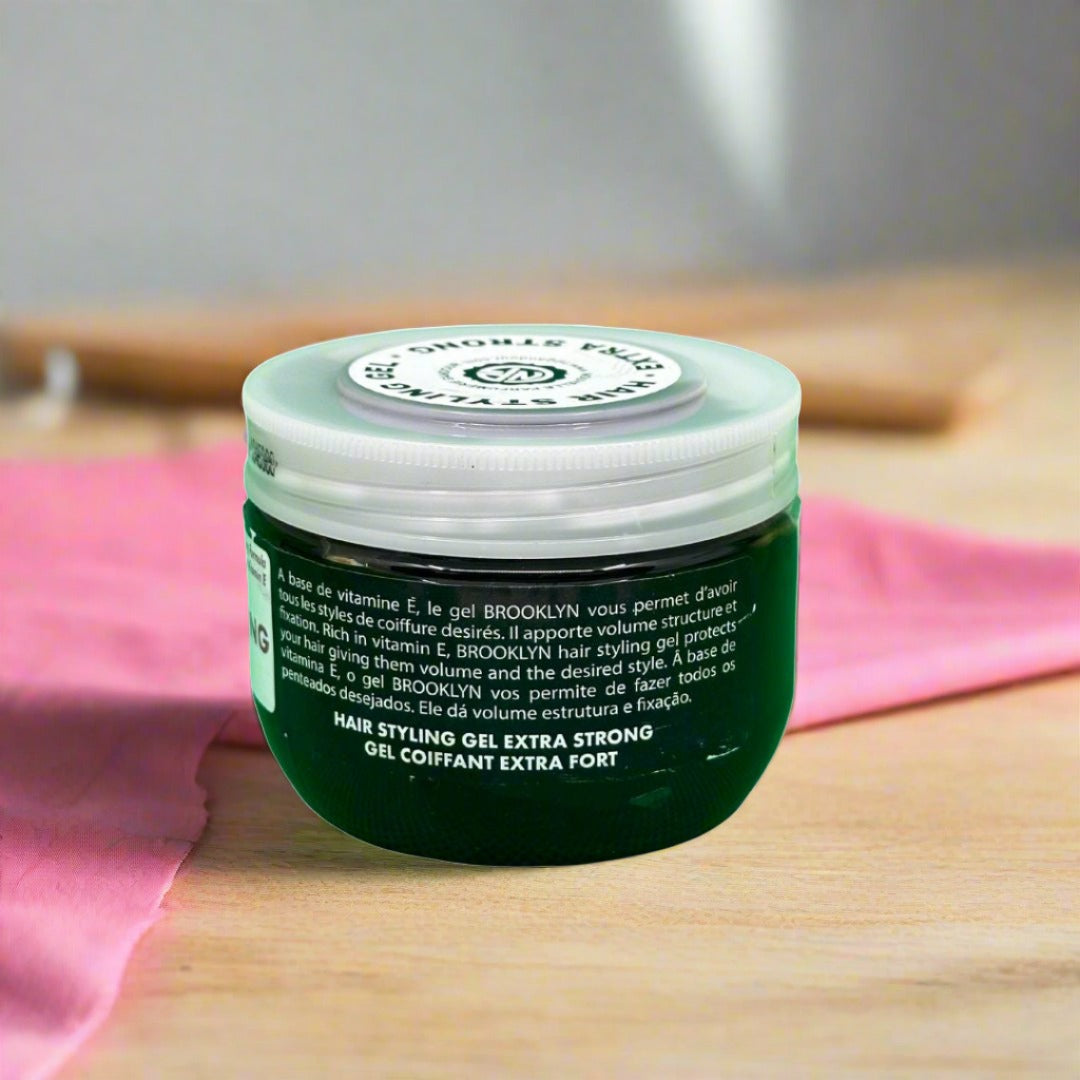 Brooklyn Hair Styling Gel With Vitamin E 100Ml 3 38 Fl Oz - Premium Beauty Product