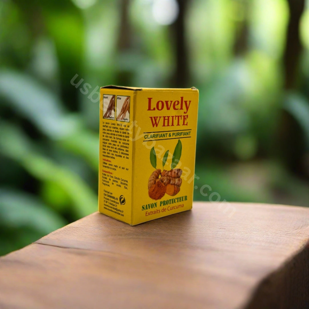 Lovely White Clarifying Purifying Turmeric Soap 225G - Premium Beauty Product