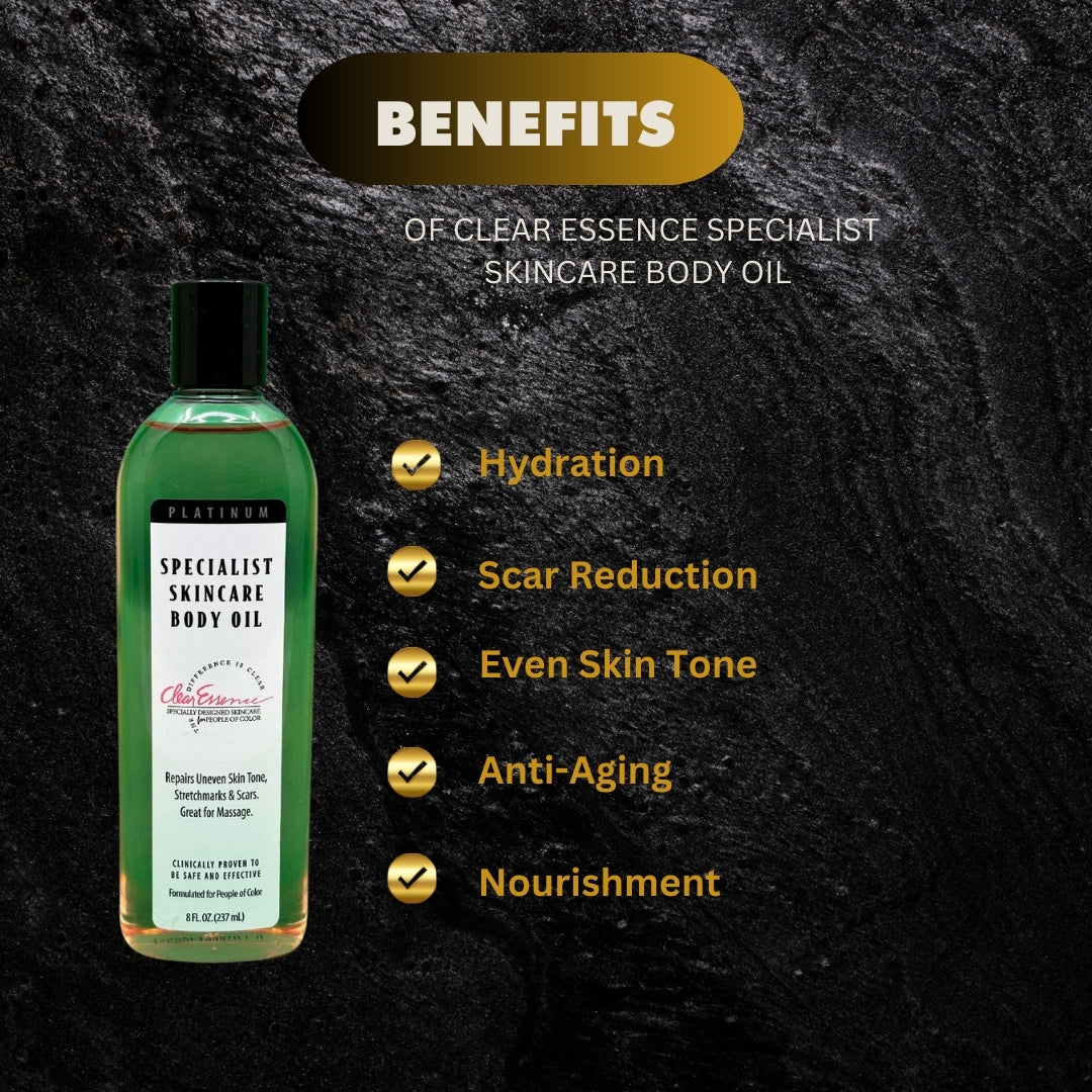 Clear Essence Skincare Body Oil Repair Uneven Skin Tone Stre - Premium Beauty Product