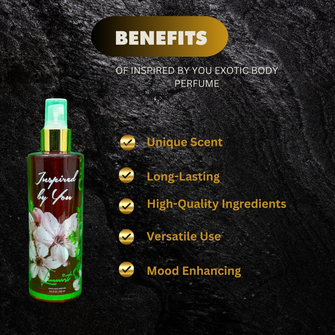 Inspired By You Exotic Body Perfume 250 Ml - Premium Beauty Product