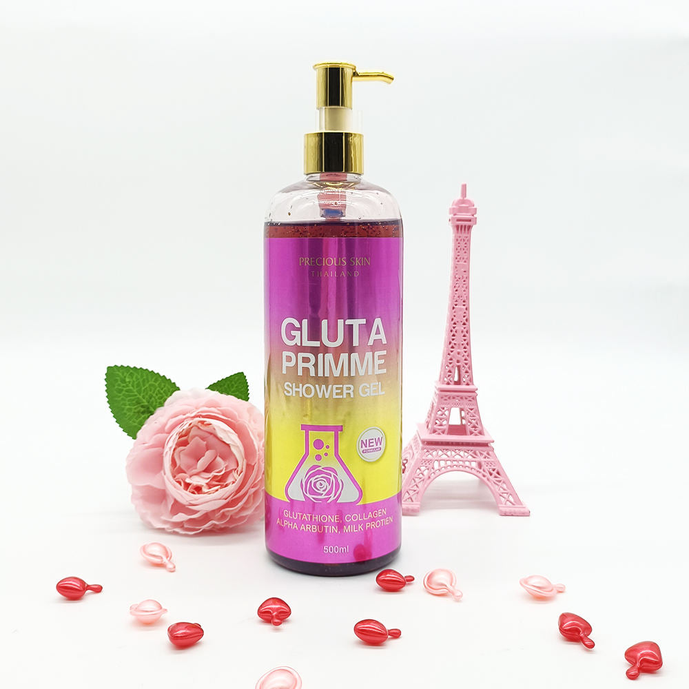 Gluta Primme Shower Gel Brightening Moisturizing Body Wash 5 - Premium Beauty Product