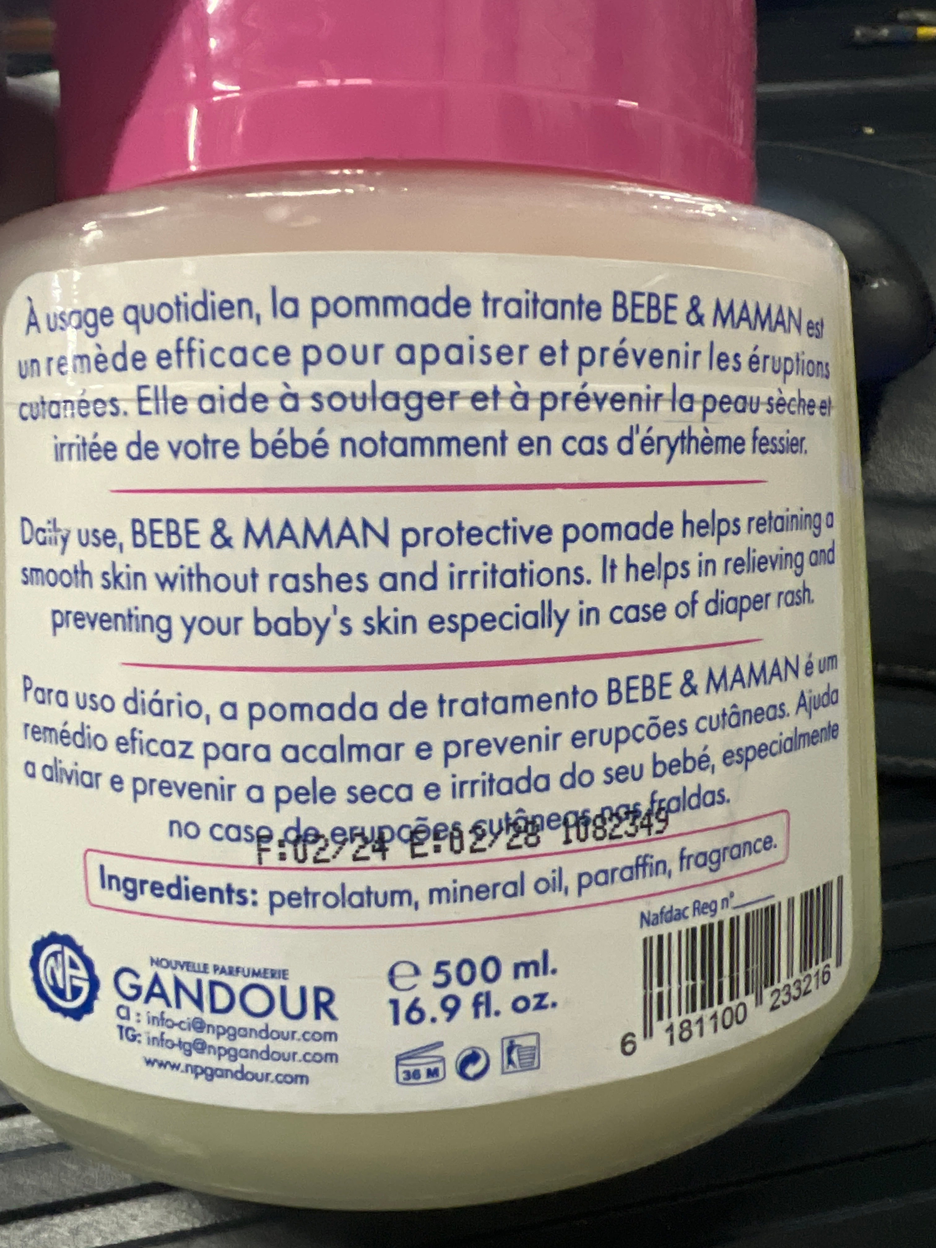 Bebe Maman 500 Ml - Premium Beauty Product