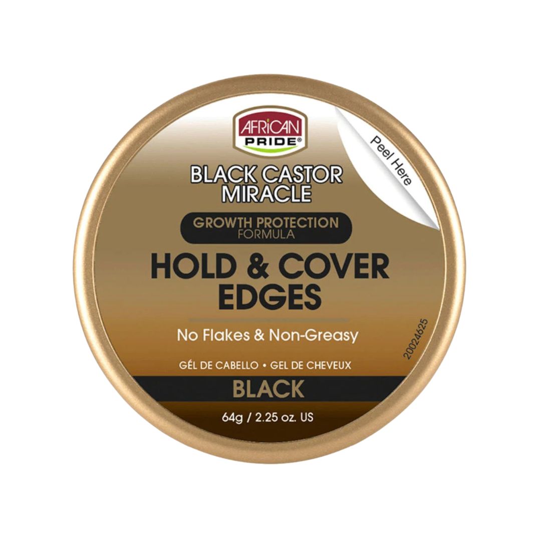 African Pride Black Castor Miracle Hold & Cover Edges 2.25 o - Premium Beauty Product