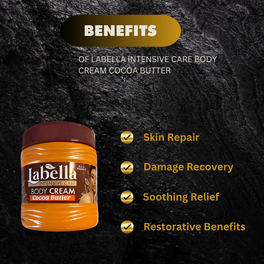 Labella Body Cream Cocoa Butter 11Oz - Premium Beauty Product