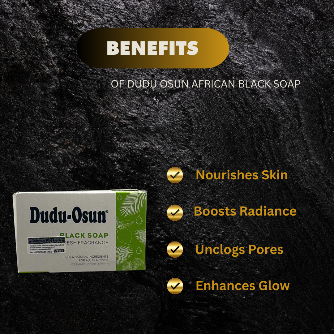Dudu Osun African Black Soap Pack Of 6 - Premium Beauty Product