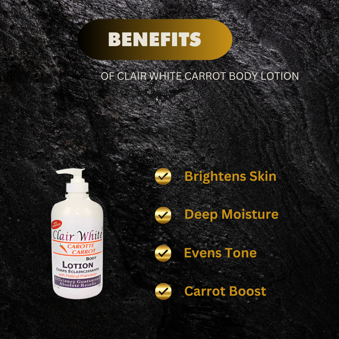 Clair White Carrot Body Lotion 16 9 Oz - Premium Beauty Product