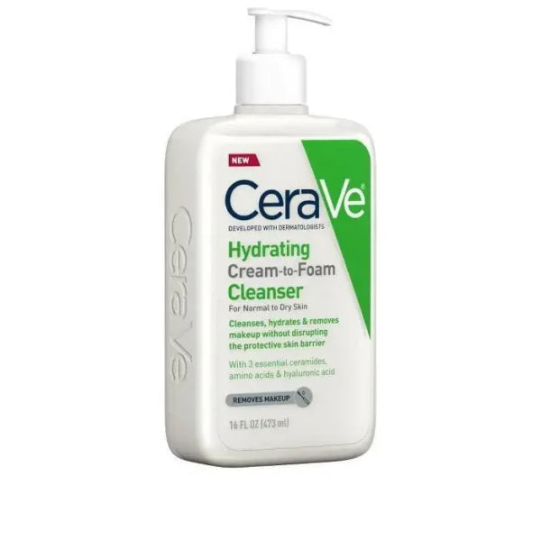 CeraVE Hydrating Cream to Foam Cleanser 16 Oz - Premium Beauty Product