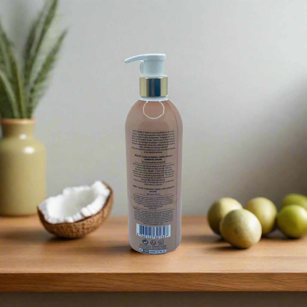 White Sublime Clarifying Body Lotion With Coconut Oil And Ve - Premium Beauty Product