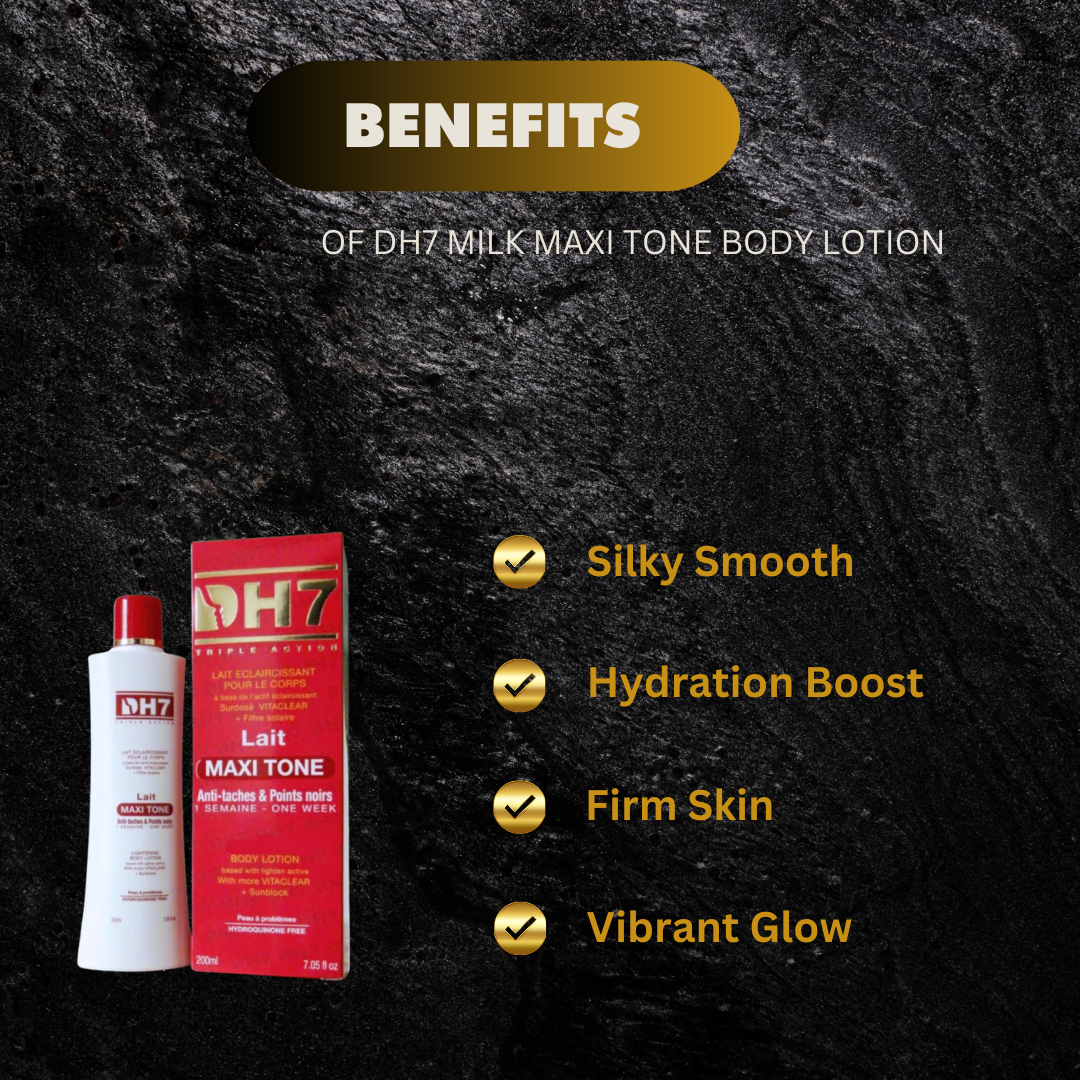 Dh7 Milk Maxi Tone Body Lotion 200Ml - Premium Beauty Product