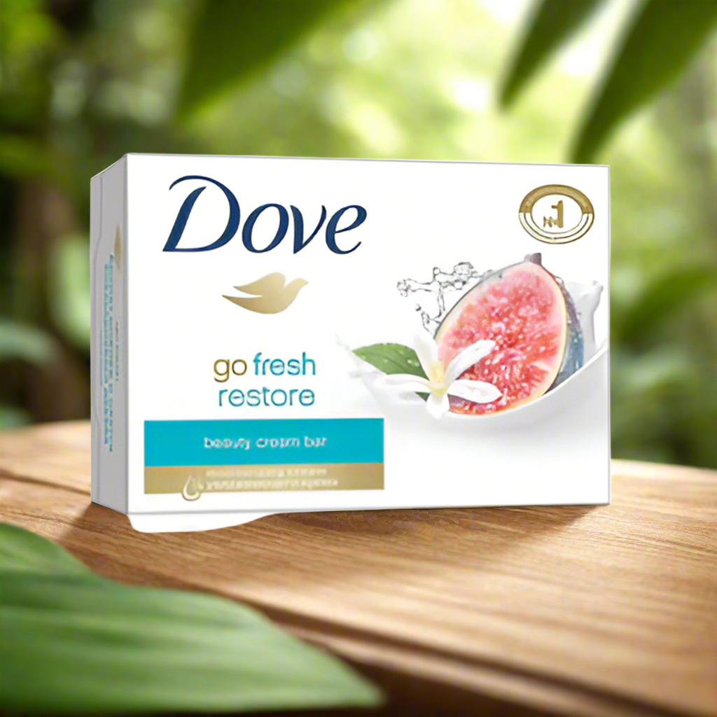 Dove Go Fresh Restore Beauty Cream Bar 135g (Pack Of 12) - Premium Beauty Product