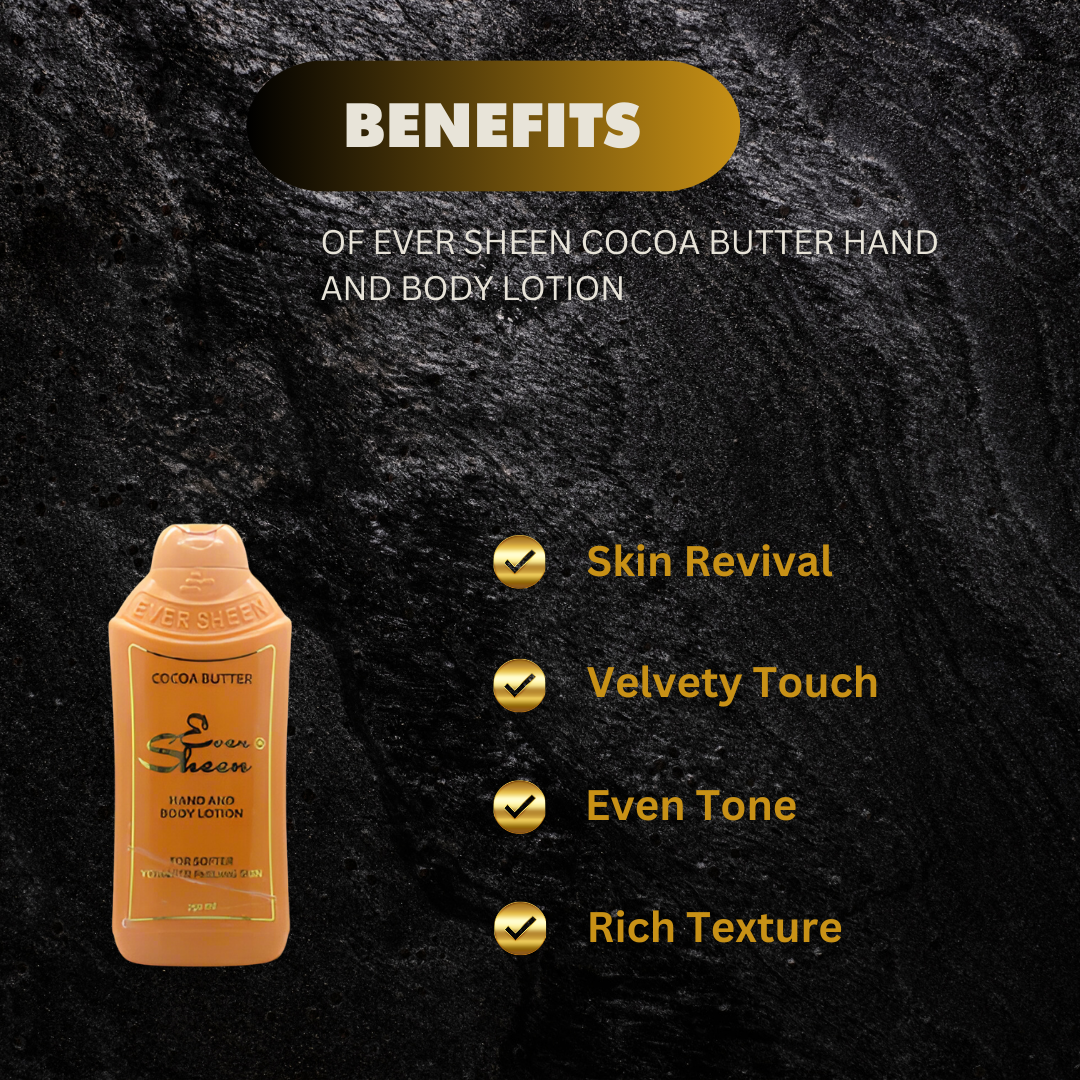 Ever Sheen Cocoa Butter Hand And Body Lotion 750Ml - Premium Beauty Product