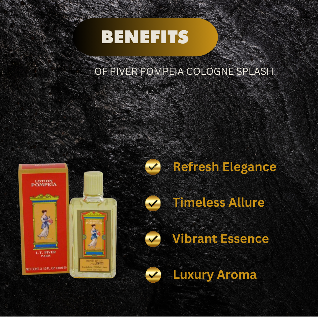 Piver Pompeia Cologne 14 25 Oz Splash - Premium Beauty Product
