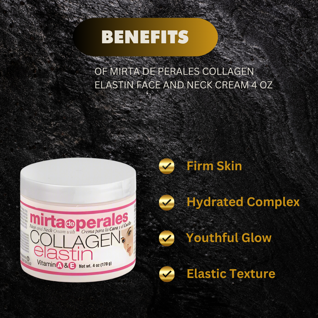 Mirta De Perales Collagen Elastin Face And Neck Cream 4 Oz - Premium Beauty Product