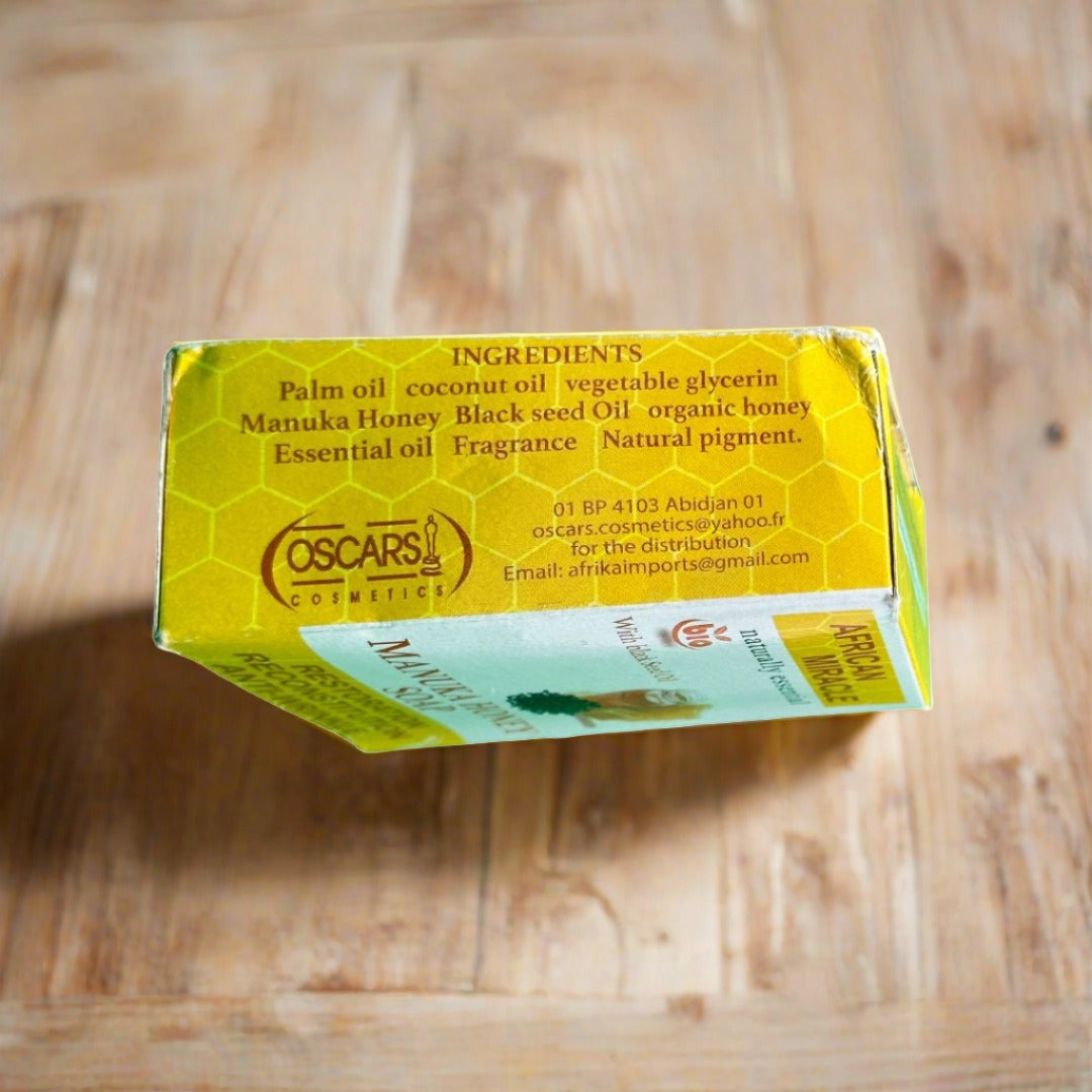 African Miracle Manuka Natural Honey Soap 200G - Premium Beauty Product