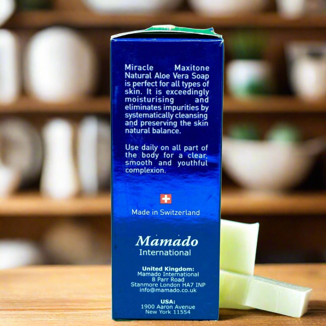 Miracle Maxitone Natural Skin Cleanser Aloe Vera Soap 7Oz - Premium Beauty Product