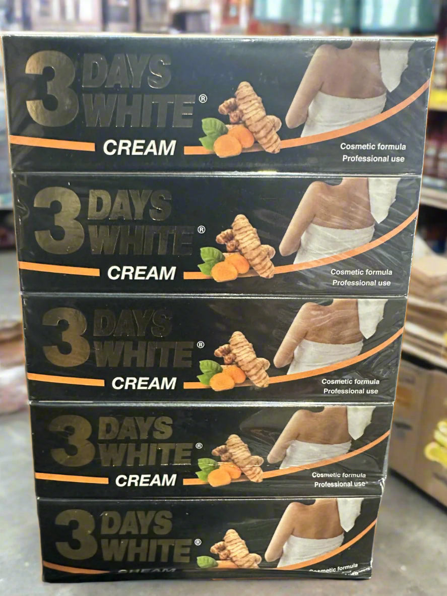3 Days White Cream Turmeric and Carrot Pack of 10 - Premium Beauty Product