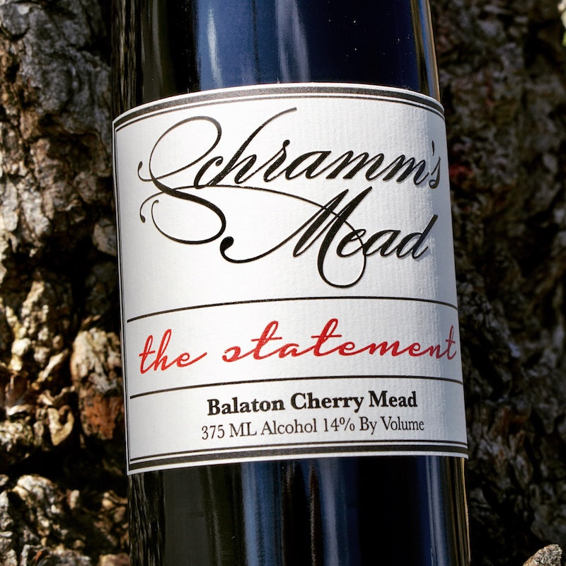 Schramm's The Statement Balaton Cherry Mead, Michigan, USA (375ml HALF BOTTLE)