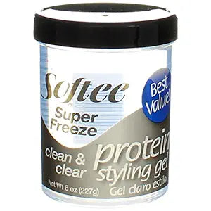 Softee Protein Styling Gel 8 oz Super Freeze - Premium Beauty Product