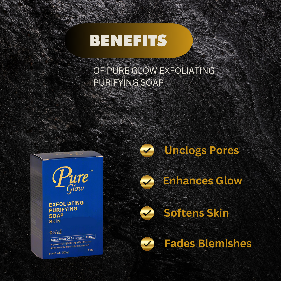 Pure Glow Exfoliating Purifying Soap 7 Oz - Premium Beauty Product