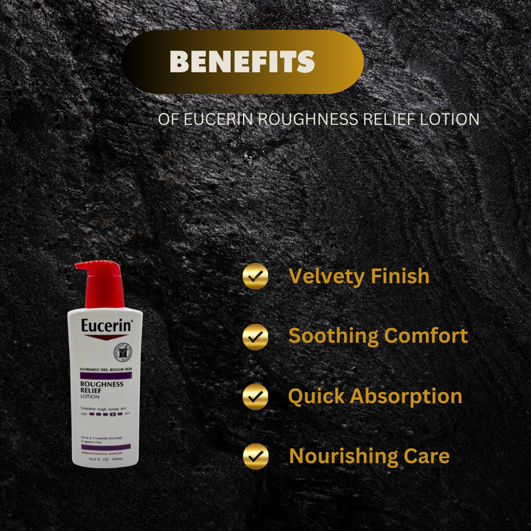 Smooth Eucerin Roughness Relief Lotion For Bumpy Skin 500 Ml - Premium Beauty Product