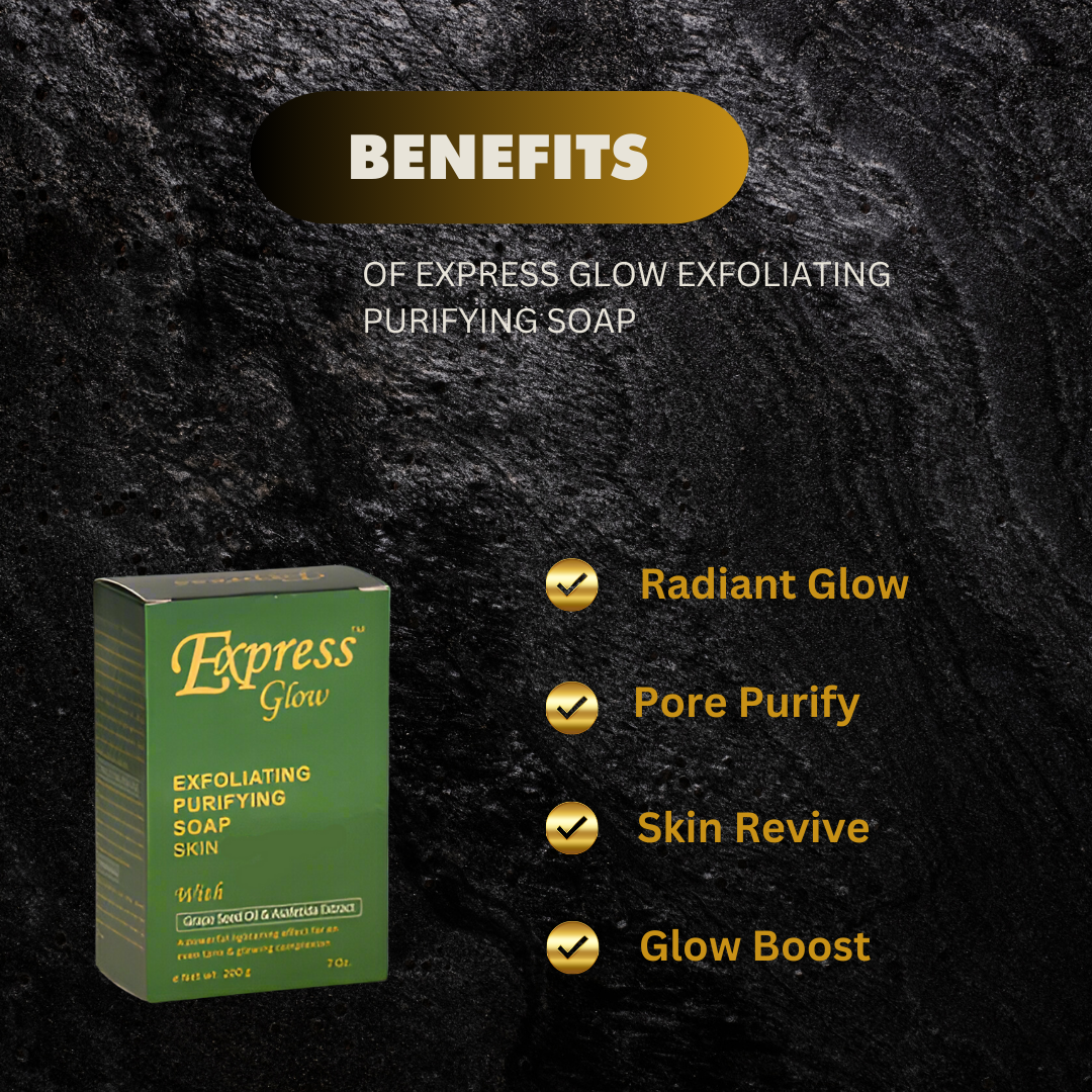 Express Glow Exfoliating Purifying Soap 7 Oz - Premium Beauty Product