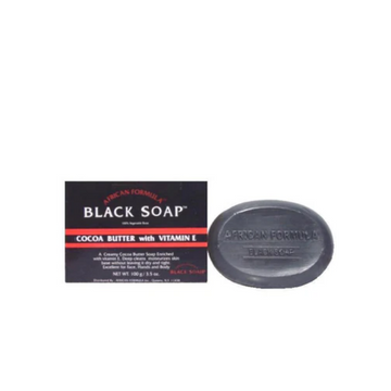 African Formula Black Soap Cocoa Butter With Vitamin E 3.5 o - Premium Beauty Product
