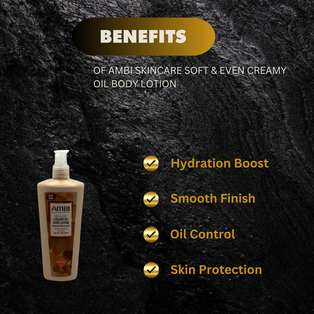Ambi Skincare Soft Even Creamy Oil Body Lotion - Premium Beauty Product