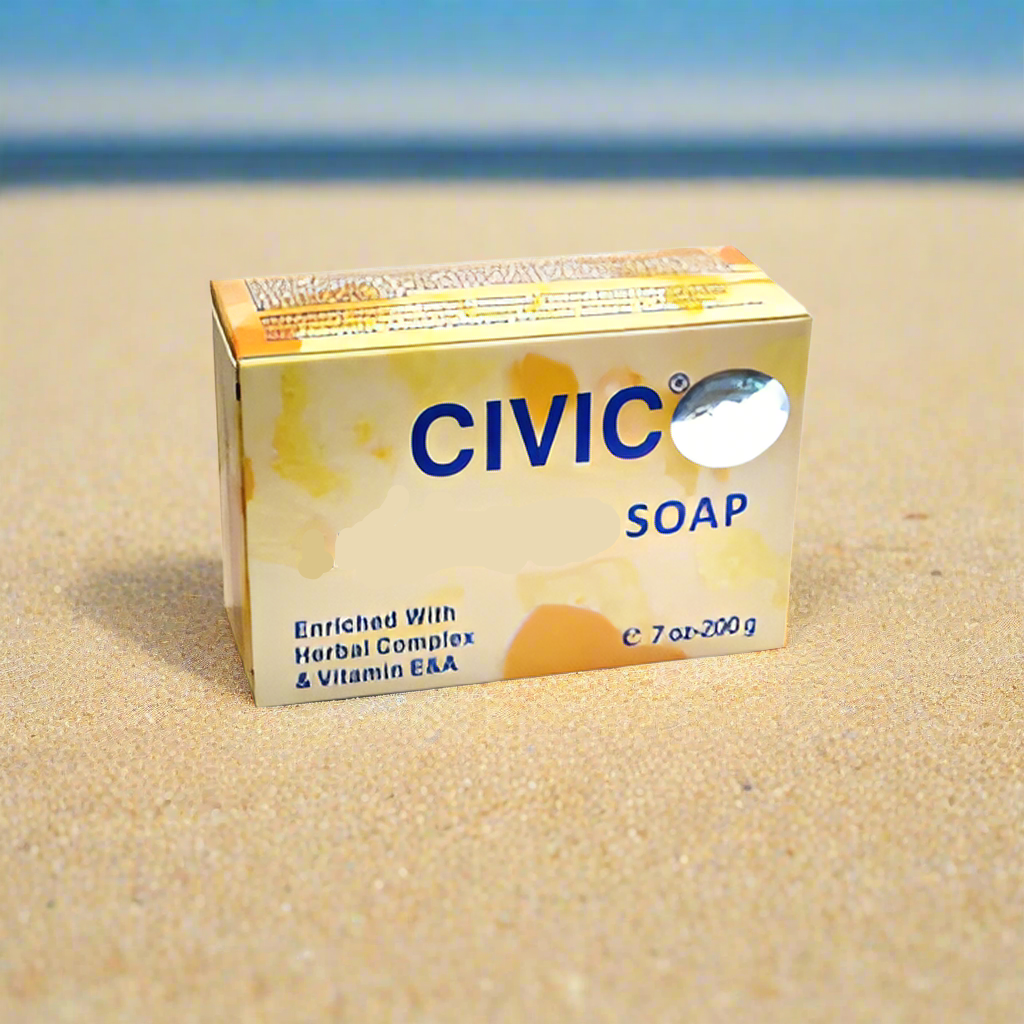 Civic Soap Enriched with Herbal Complex Vitamin E&A | 7oz - Premium Beauty Product