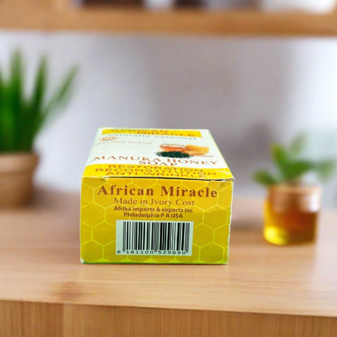 African Miracle Manuka Natural Honey Soap 200G - Premium Beauty Product