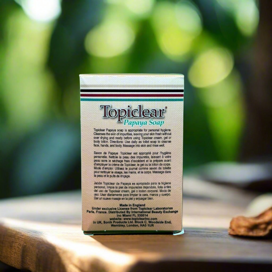 Topiclear Papaya Moisturizing Nourishing Soap 85G - Premium Beauty Product