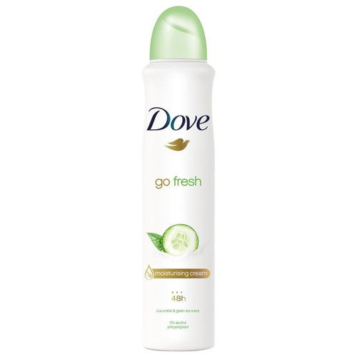 Dove Go Fresh Cucumber Antiperspirant Deodorant Spray 250 ml - Premium Beauty Product