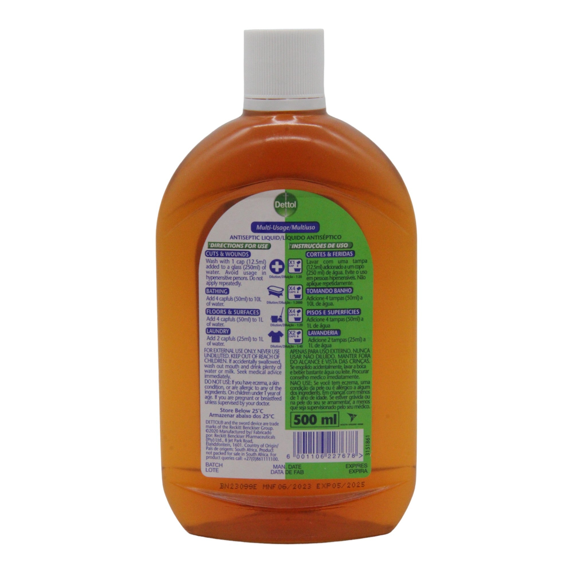 Dettol Liquid First Aid Antiseptic 250 Ml Pack Of 6 Copy - Premium Beauty Product
