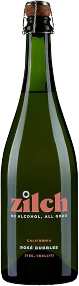 Zilch Zero-Alcohol Rose Bubbles, California, USA (750ml)