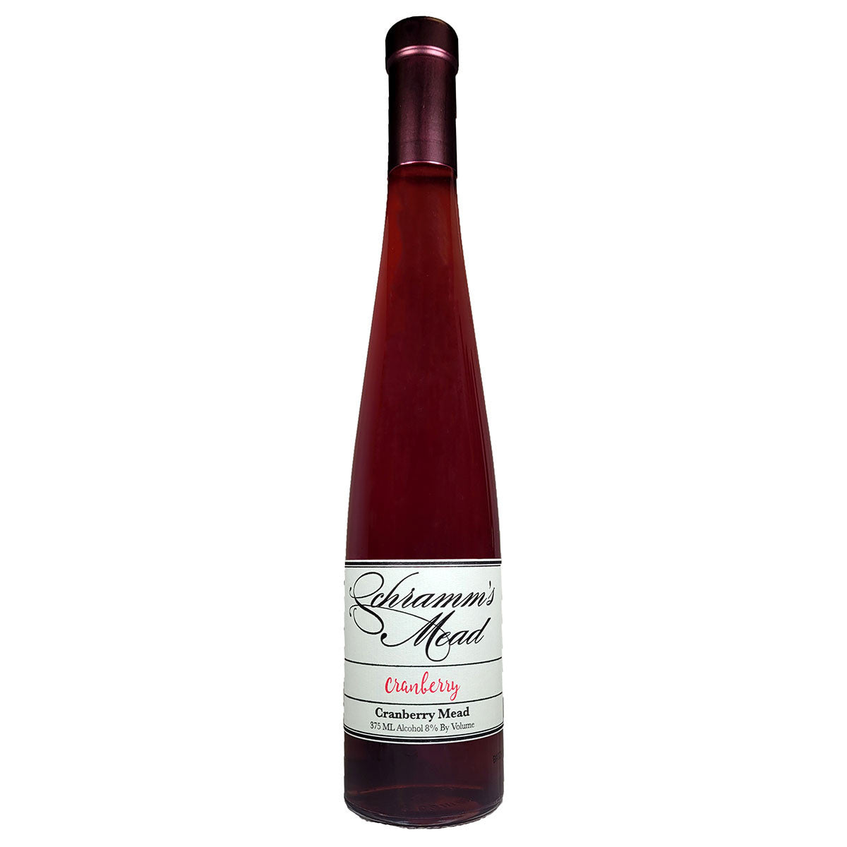 Schramm's Cranberry Mead, Michigan, USA (375ml HALF BOTTLE)