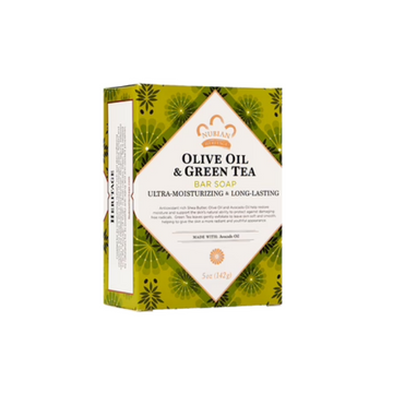 Nubian Heritage Olive Oil & Green Tea Bar Soap w/ Avocado 5  - Premium Beauty Product