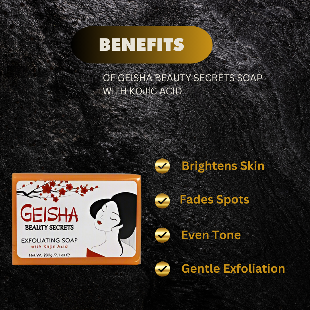 Geisha Beauty Secrets Soap 200G With Kojic Acid - Premium Beauty Product