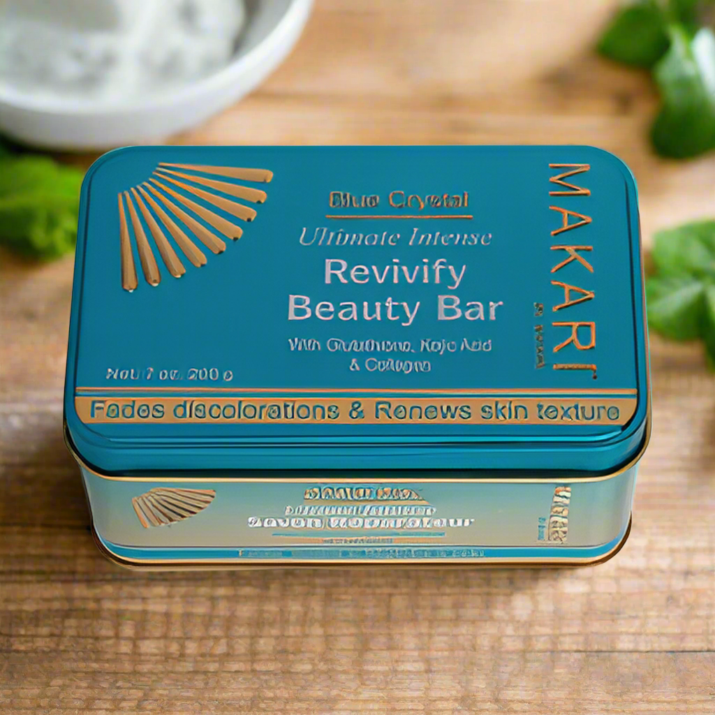 Makari Blue Crystal Revivify Beauty Bar Soap 7 oz /200g - Premium Beauty Product