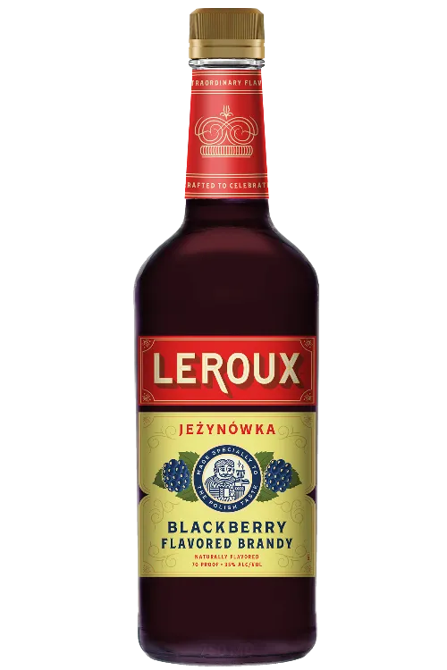 Leroux & Co. Polish-Style Jezynowka Blackberry Flavored Brandy, Pennsylvania, USA (750ml)