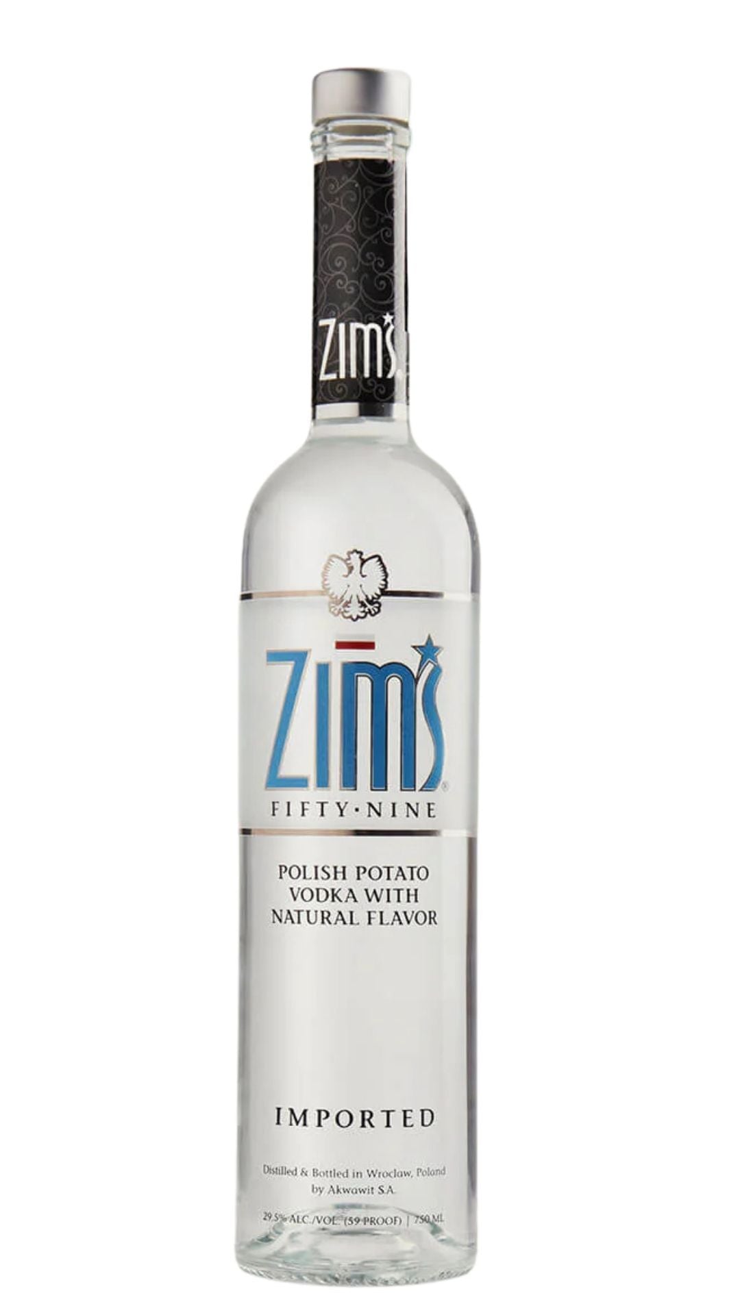Zim's 59 Polish Potato Vodka, Poland (750ml)