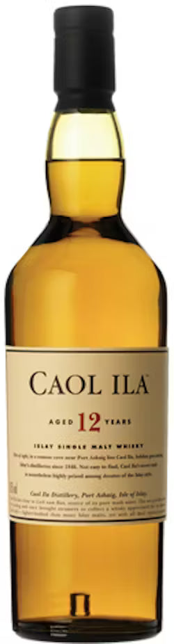 Caol Ila 12 Year Old Single Malt Scotch Whisky, Islay, Scotland (750ml)