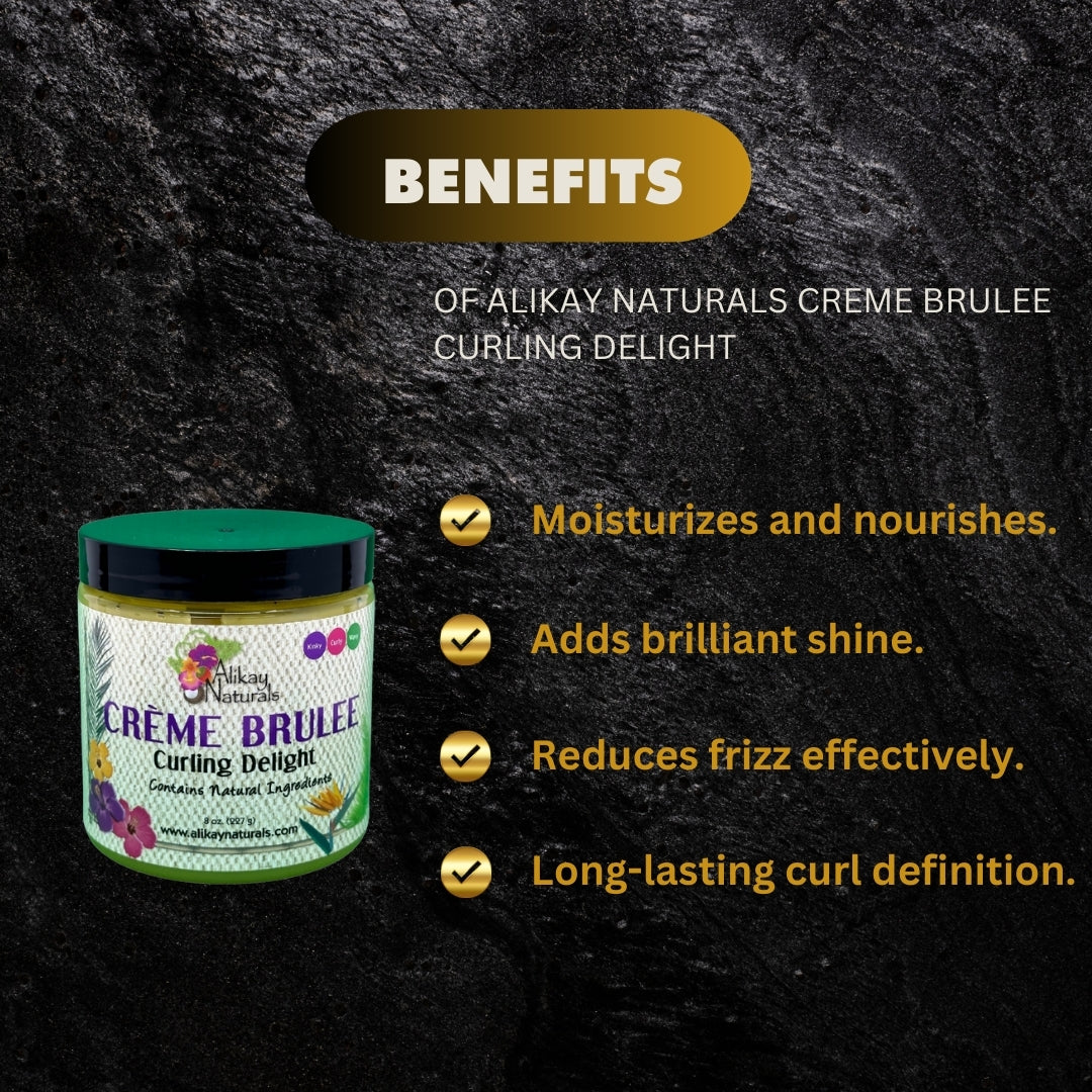 Alikay Naturals Creme Brulee Curling Delight 227G - Premium Beauty Product