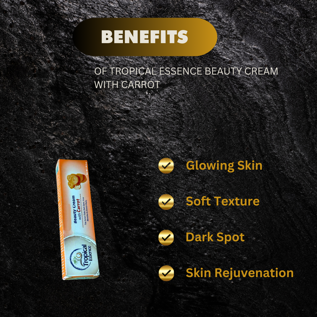 Tropical Essence Beauty Cream With Carrot 1 76 Oz - Premium Beauty Product